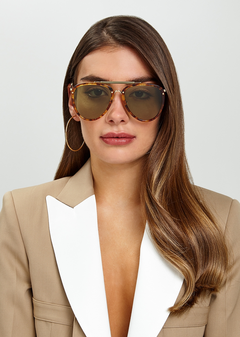 gucci women's aviator glasses