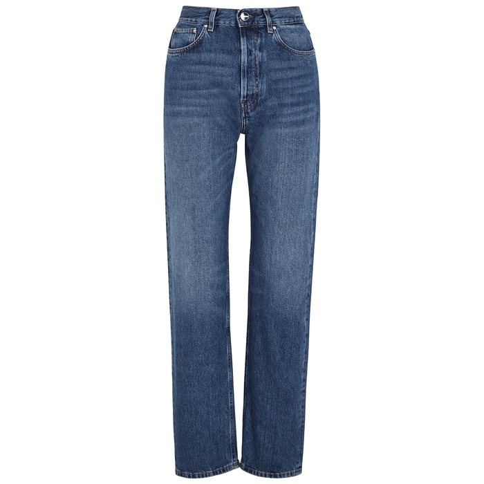Totême Original Cropped Slim-fit Jeans In Denim | ModeSens