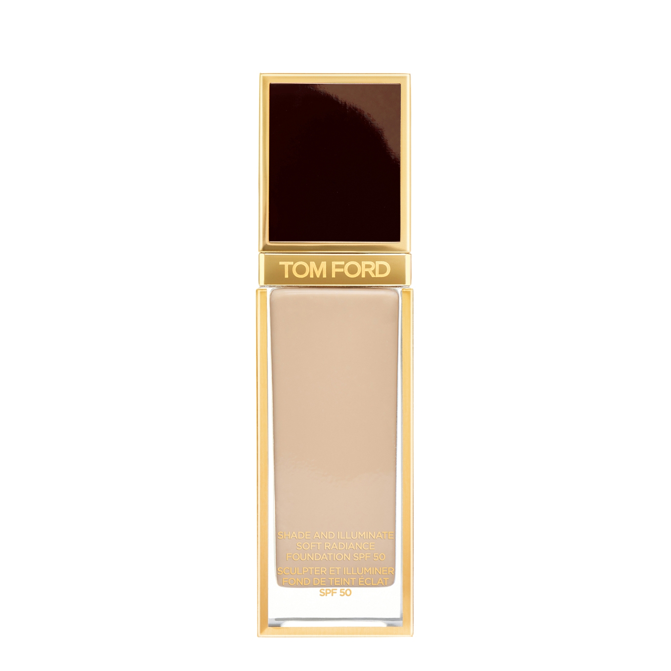 Tom Ford Shade And Illuminate Soft Radiance Foundation Spf 50, Fawn, Lightweight Formula, Seamless C In White