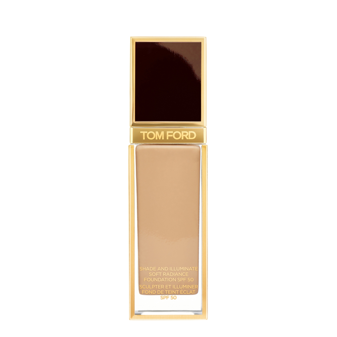 Tom Ford Shade And Illuminate Soft Radiance Foundation Spf 50, Tawny, Luminous Complexion, Sun Prote In White