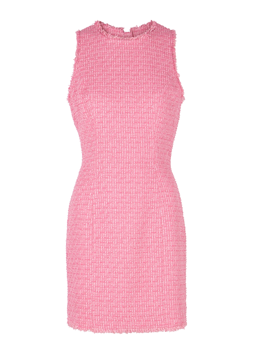 tweed pink dress
