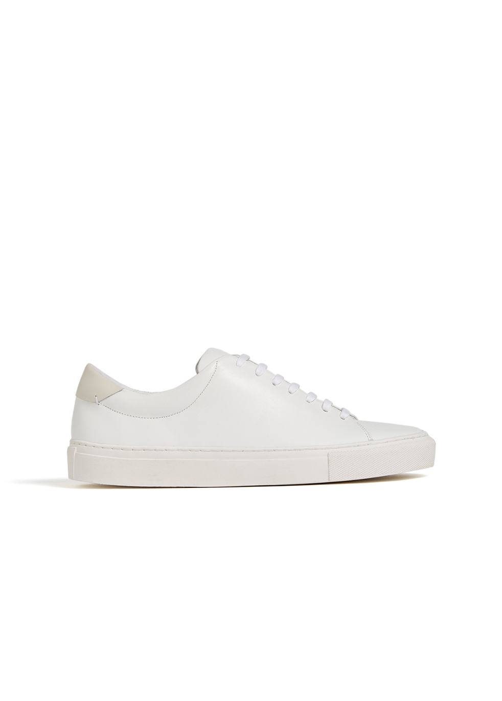 jigsaw white leather trainers