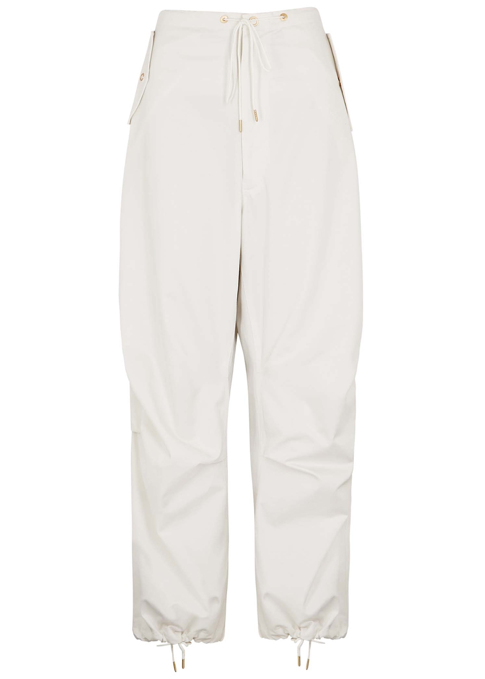 DION LEE Parachute ivory cotton trousers - Harvey Nichols