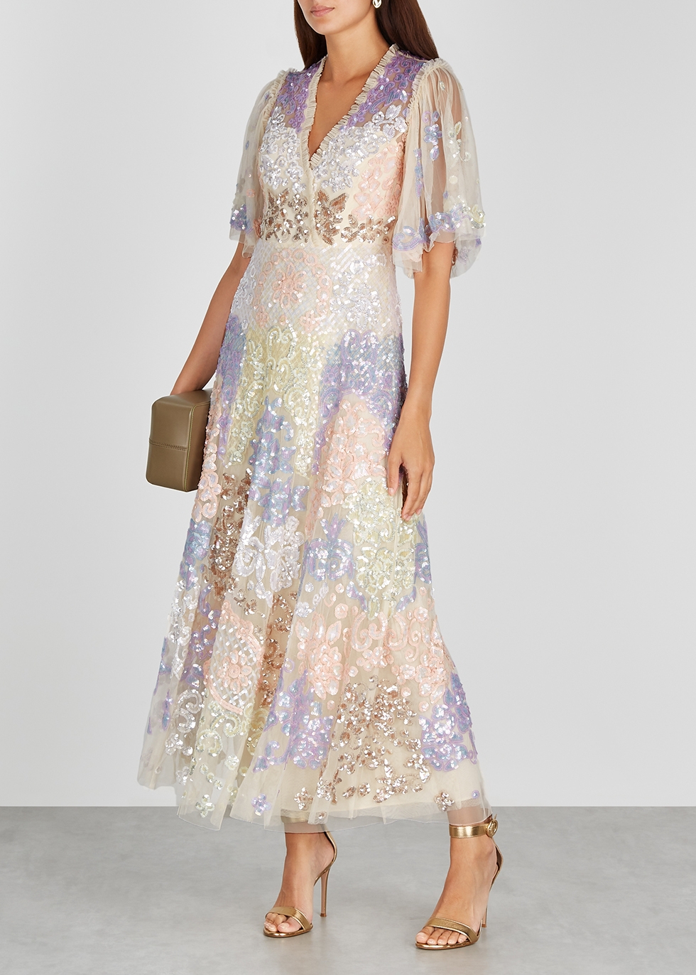 needle and thread sequin dress