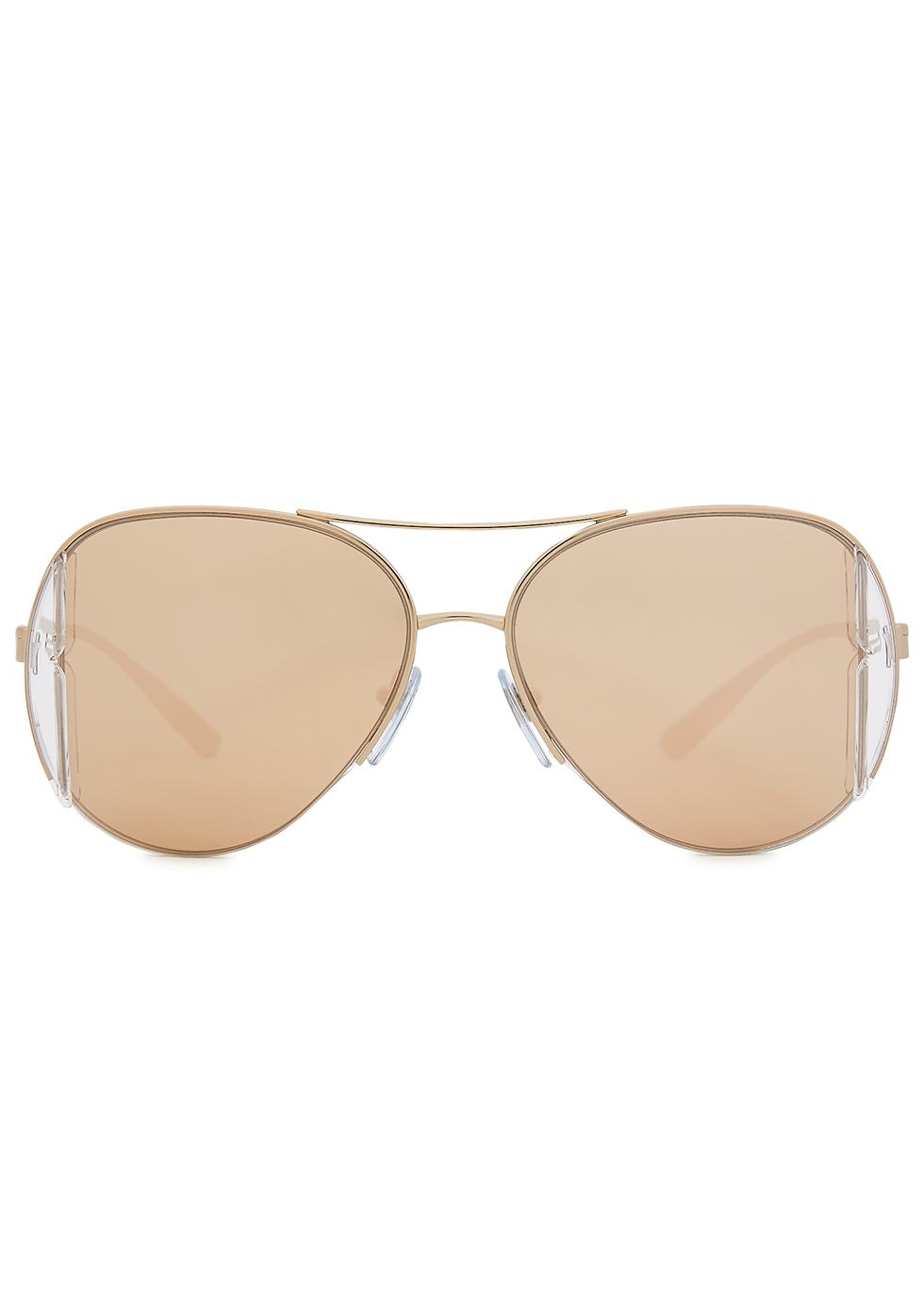 bvlgari gold mirror sunglasses