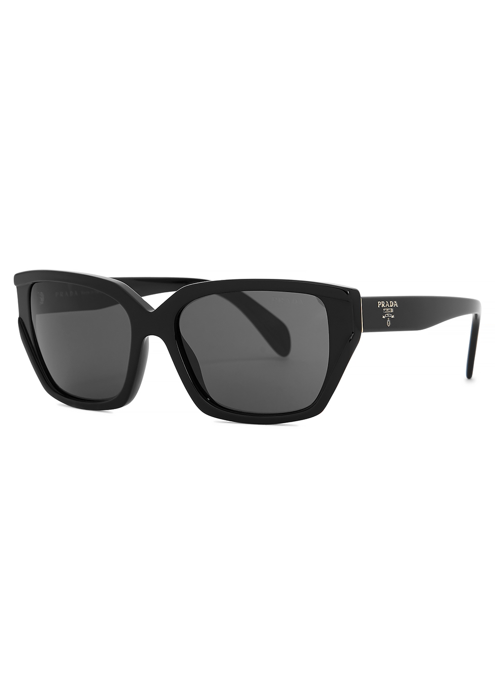 prada white frame sunglasses