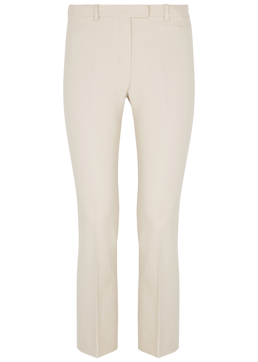 Umanita stone cotton-blend trousers