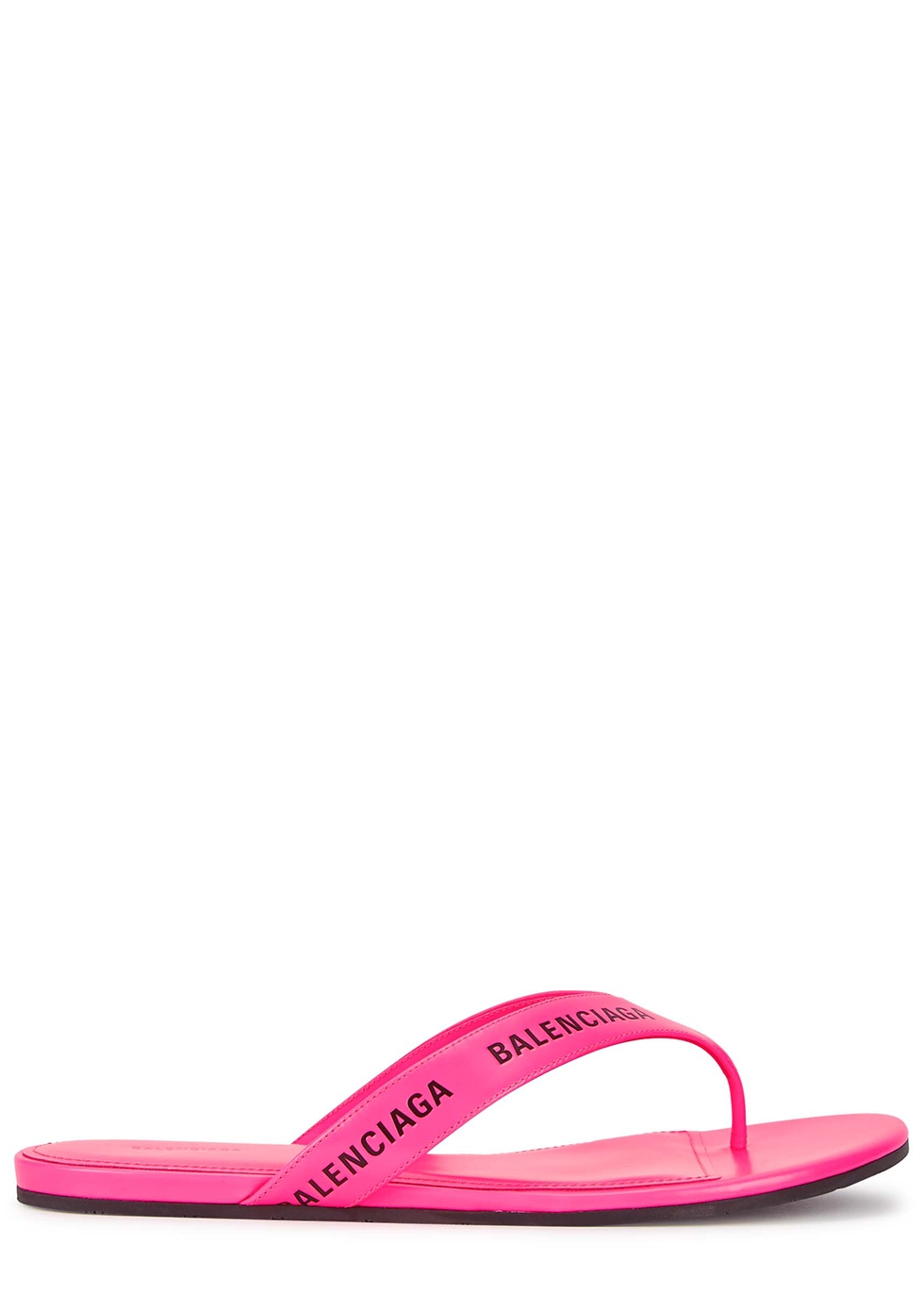 pink brand flip flops