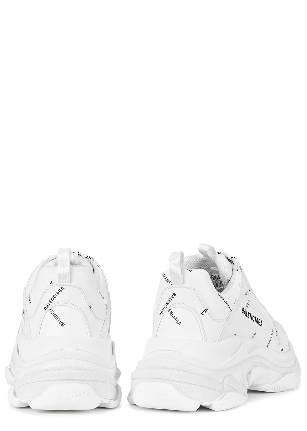 balenciaga triple s sneakers white