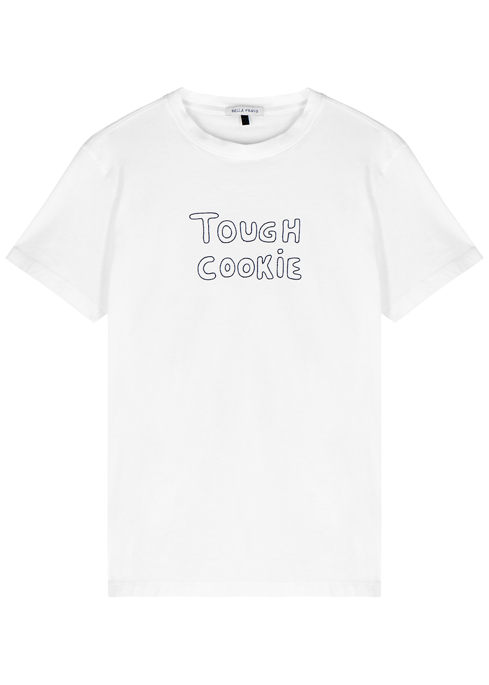Tough Cookie white cotton T-shirt