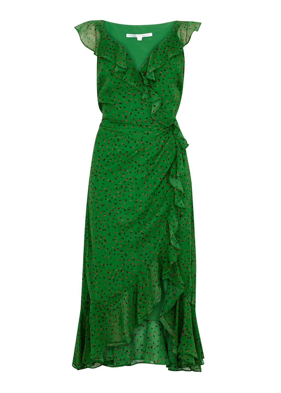 veronica beard green dress