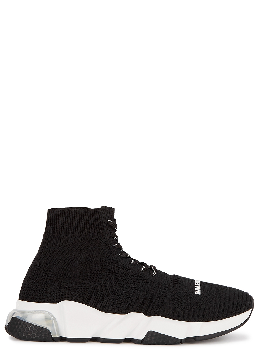 Balenciaga Speed black stretch-knit sneakers - Harvey Nichols