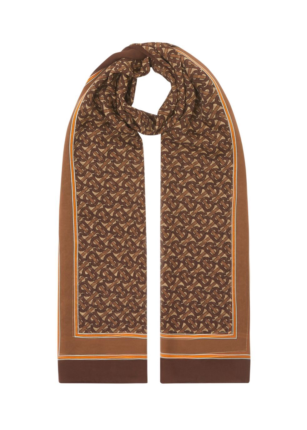 burberry silk chiffon scarf