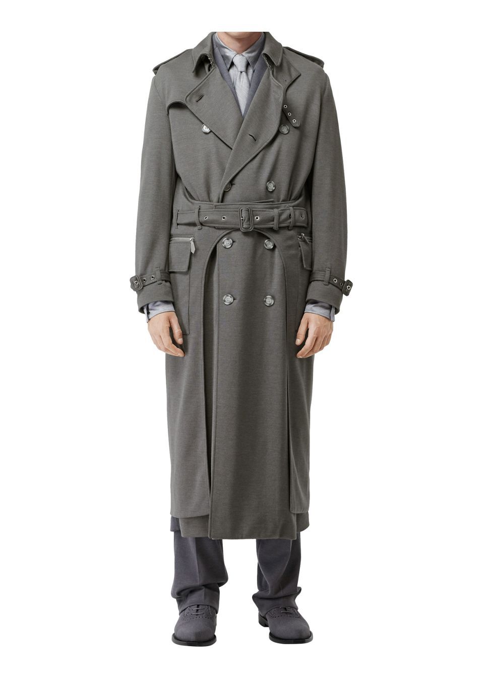 burberry silk trench coat