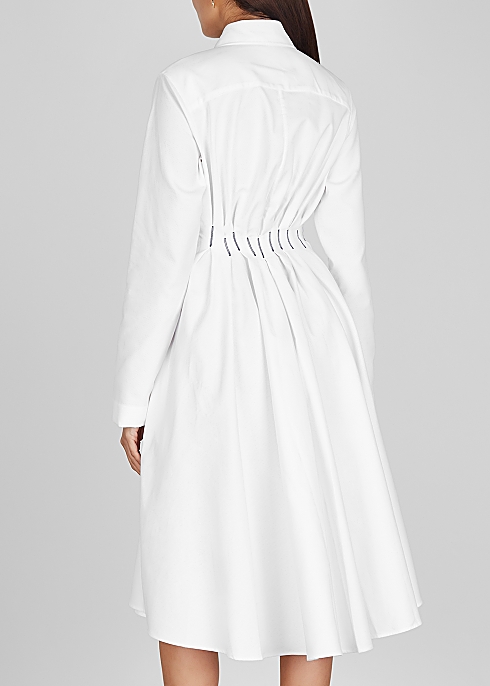 Escen white cotton shirt dress - palmer//harding