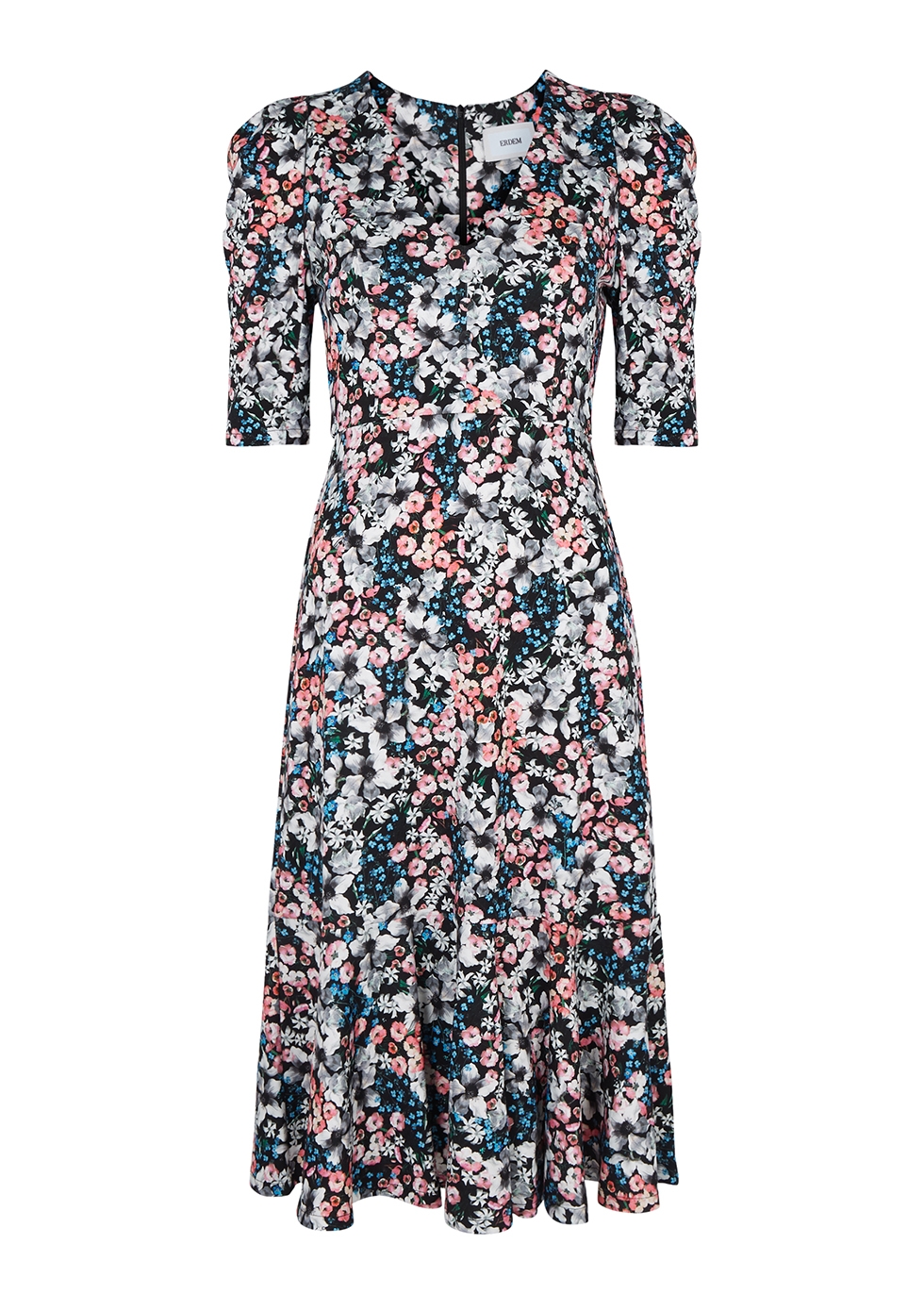 Ottavia floral-print jersey dress