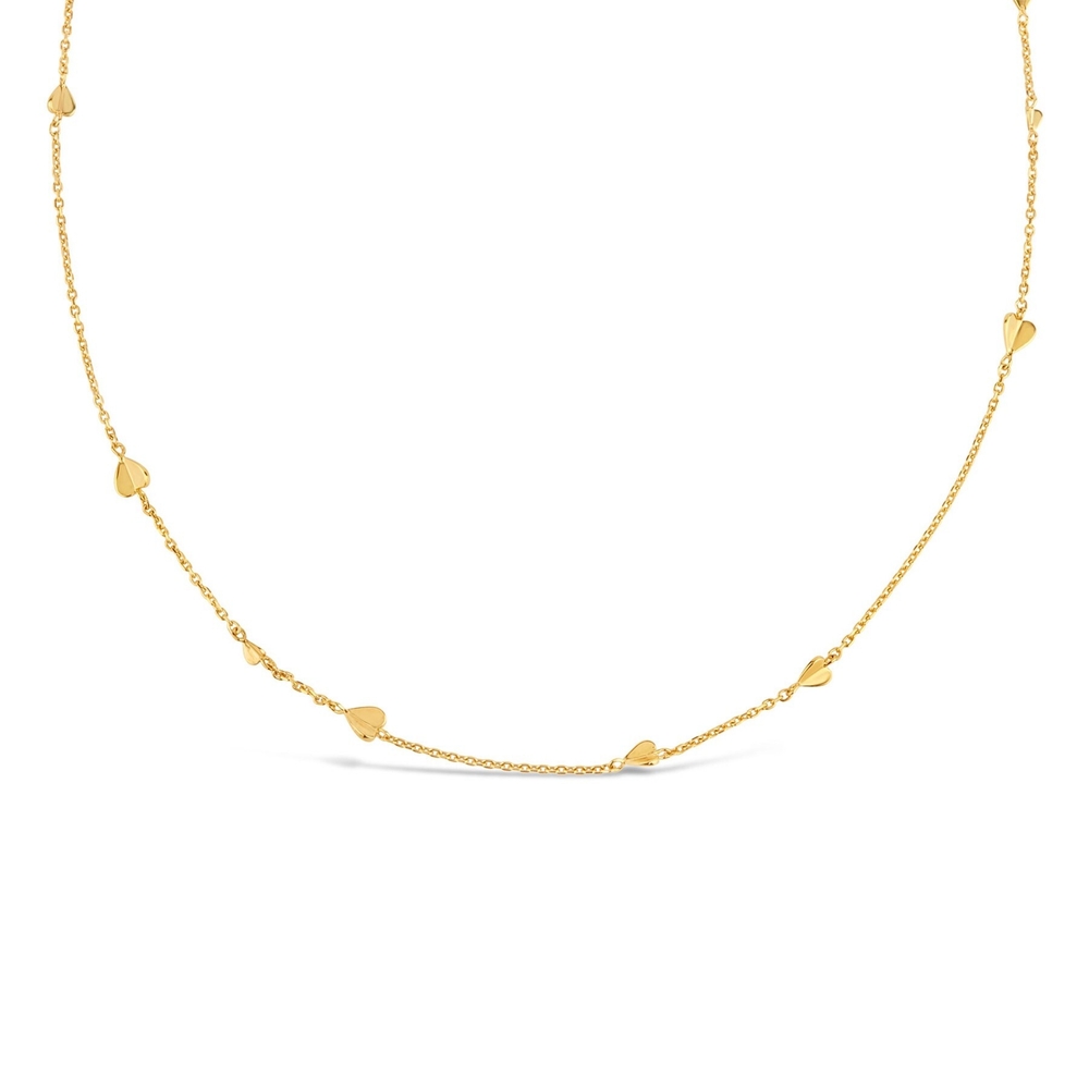 Dinny Hall Bijou Folded Heart Multi Necklace - Gold