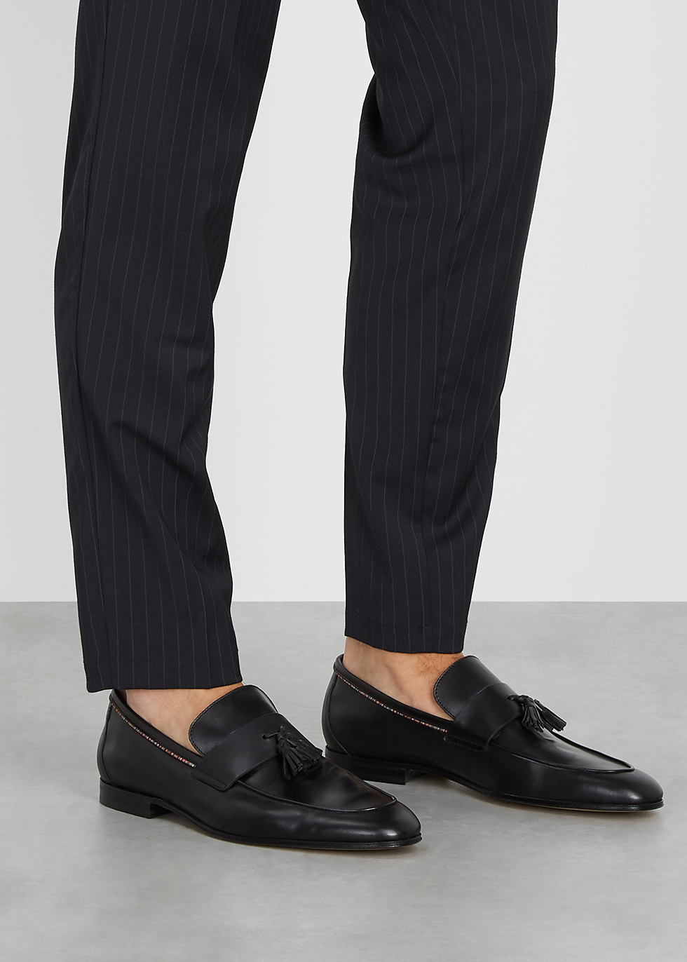 Paul Smith Hilton black leather loafers 