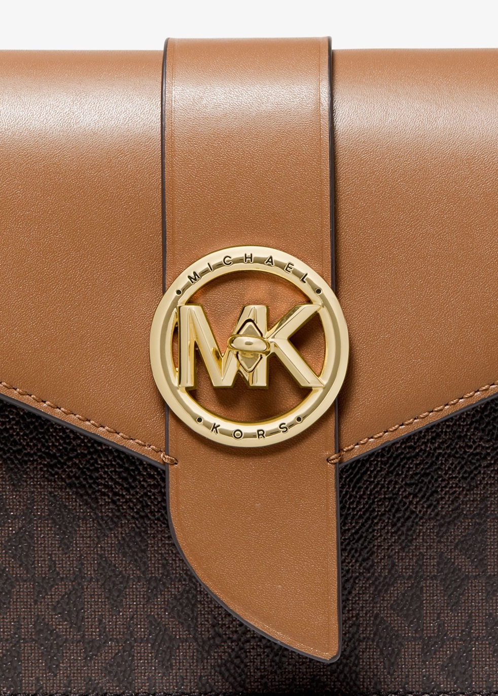 logo and leather convertible crossbody bag