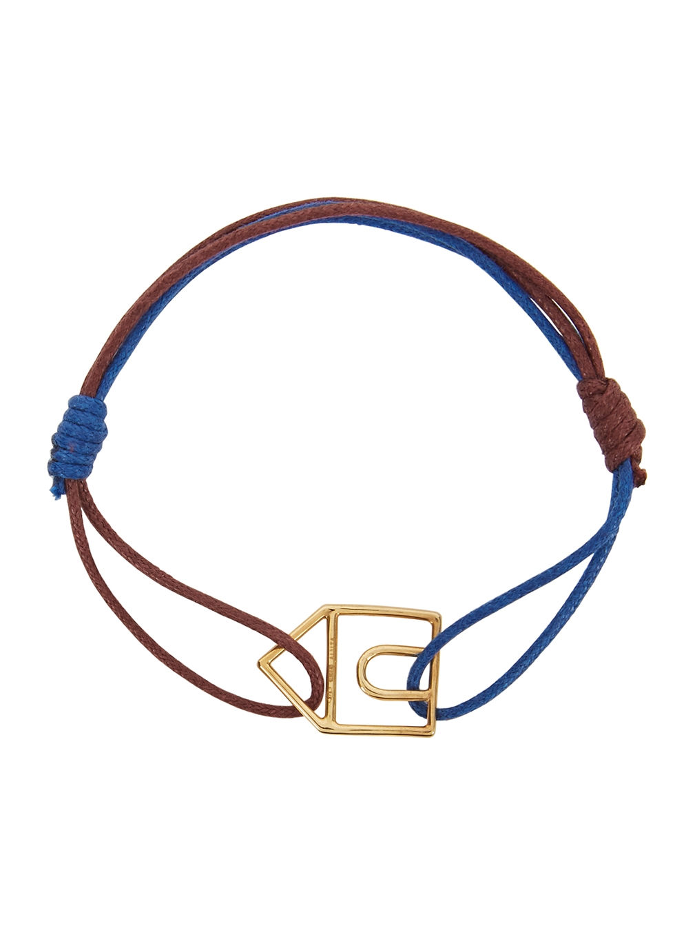Casita Pura two-tone cord bracelet