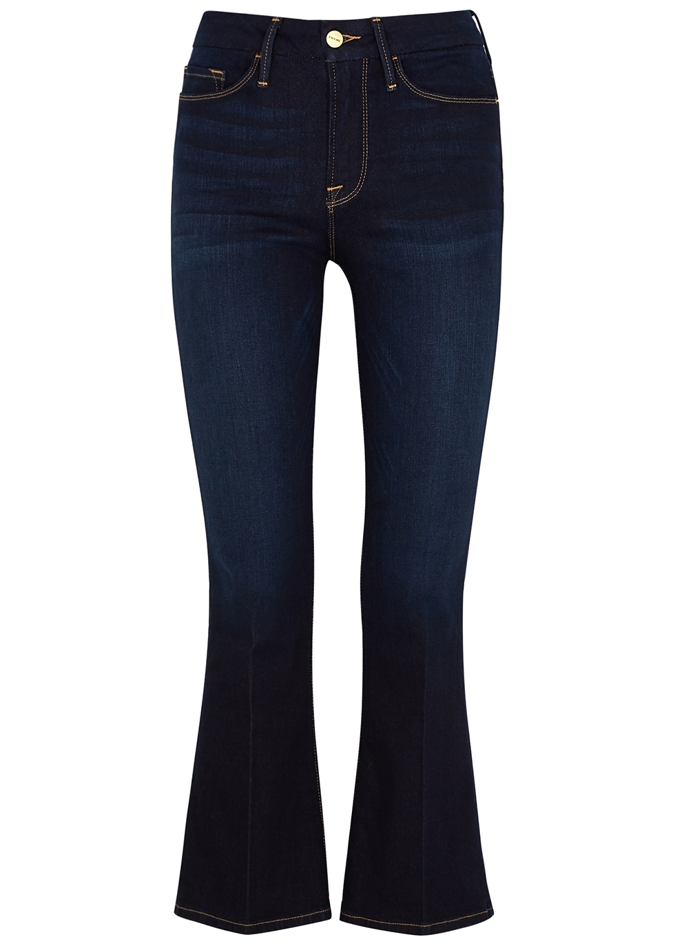 Le Crop Mini Boot indigo jeans