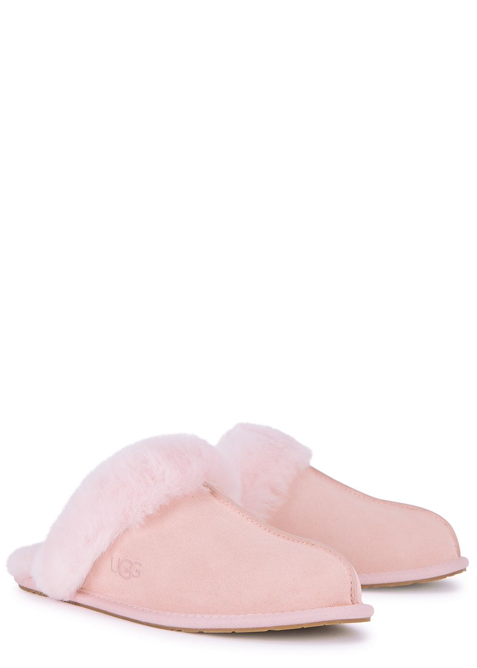 UGG Scuffette II pink suede slippers 