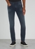 Anbass Hyperflex dark blue slim-leg jeans - Replay