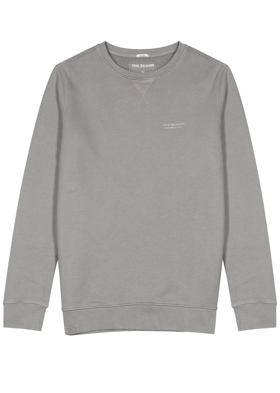 grey true religion sweater