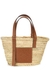 Medium sand raffia basket bag - Loewe