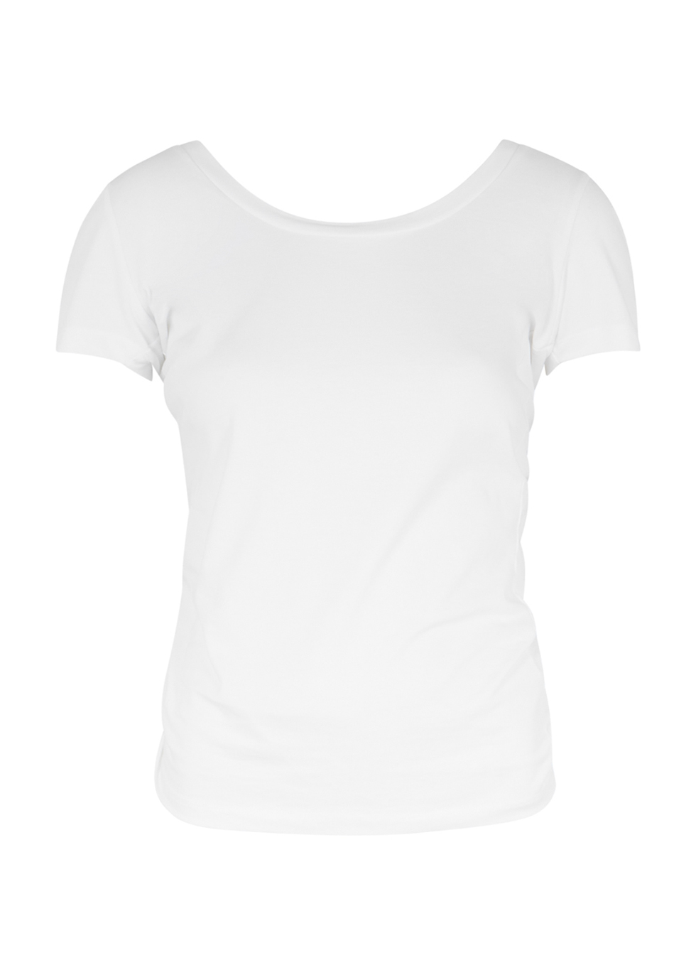 Le T-shirt Sprezze white cotton top