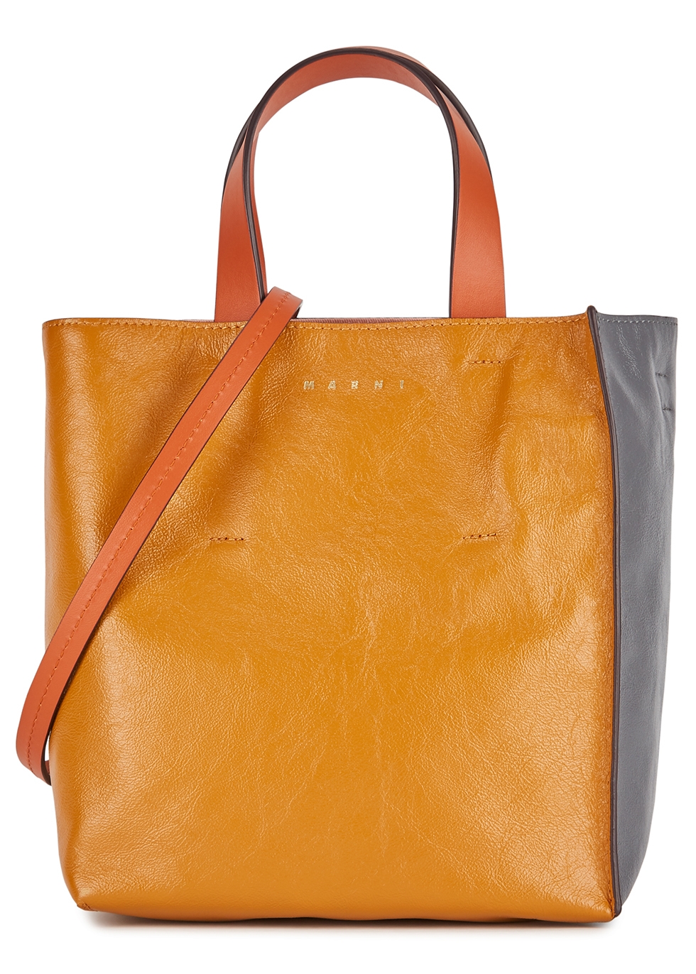 Museo mini leather top handle bag