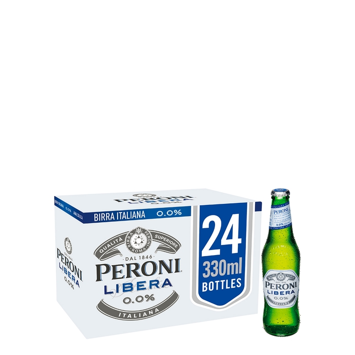 Peroni Nastro Azzurro Peroni Libera Alcohol-Free Beer Case 24 X 330ml