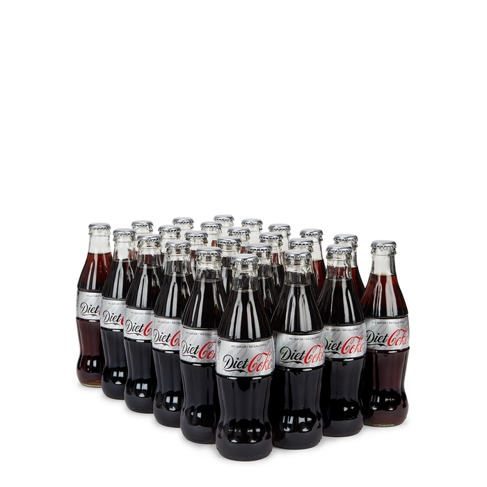 Coca-Cola Diet Coke Glass Bottle Case 24 X 330ml