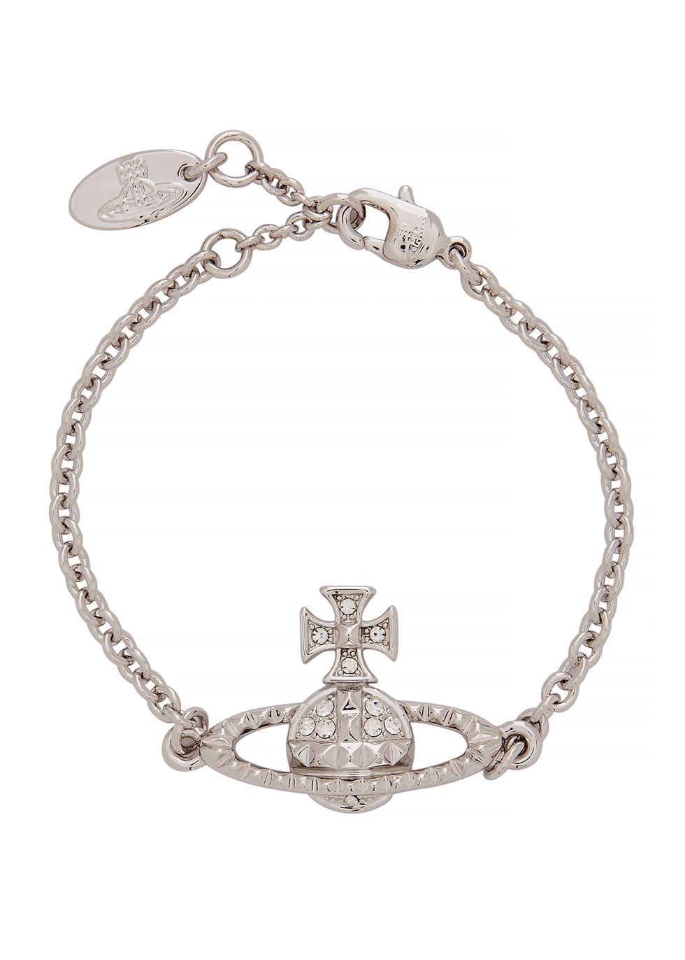 Vivienne Westwood Mayfair Bas Relief silver-tone bracelet - Harvey Nichols
