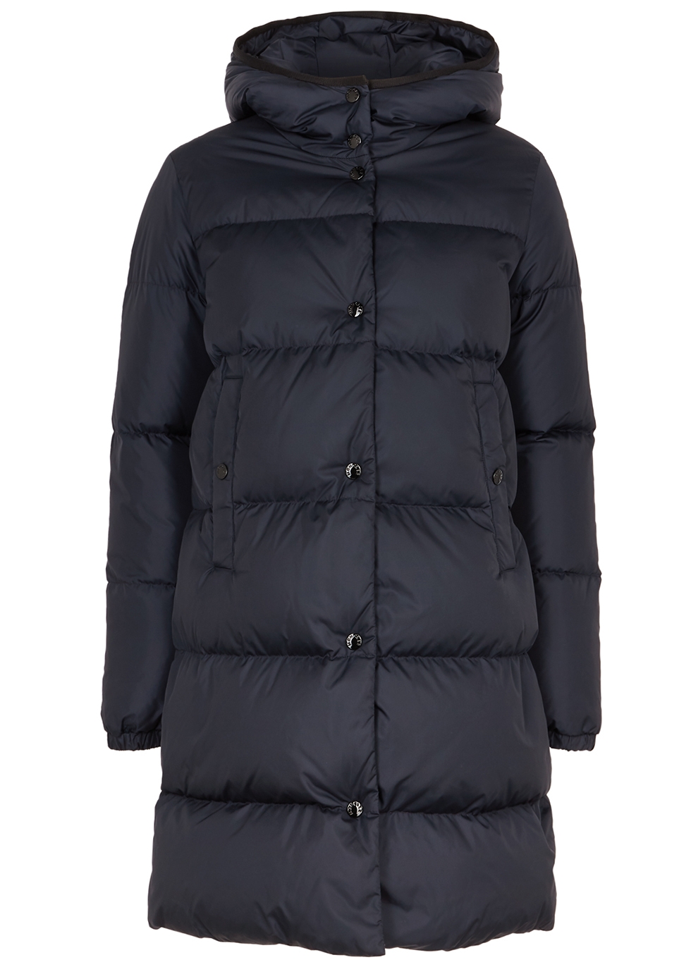 Moncler Burgaux navy quilted shell jacket - Harvey Nichols