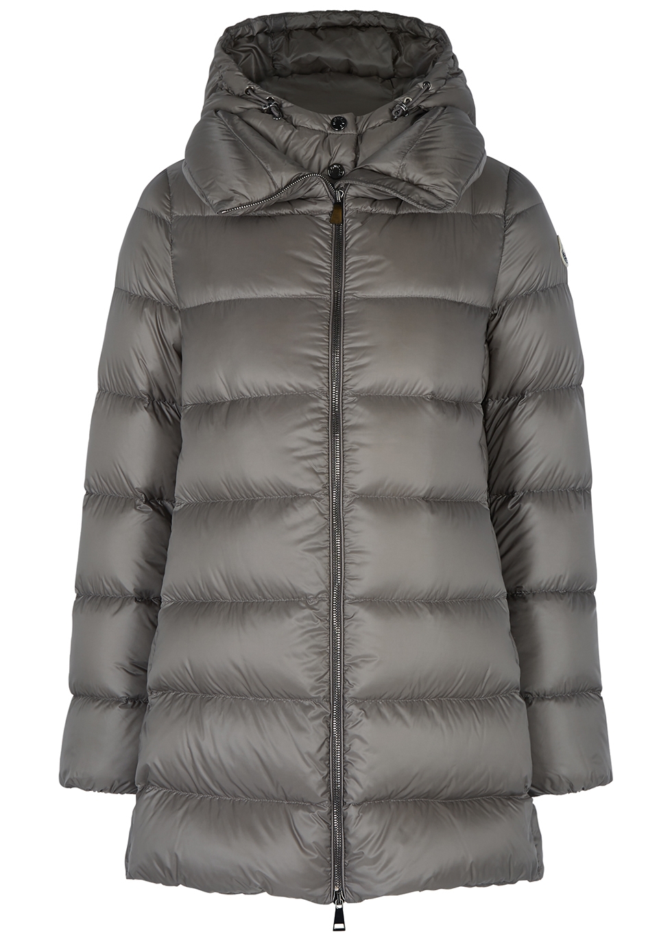 Moncler Ange grey quilted jacket 