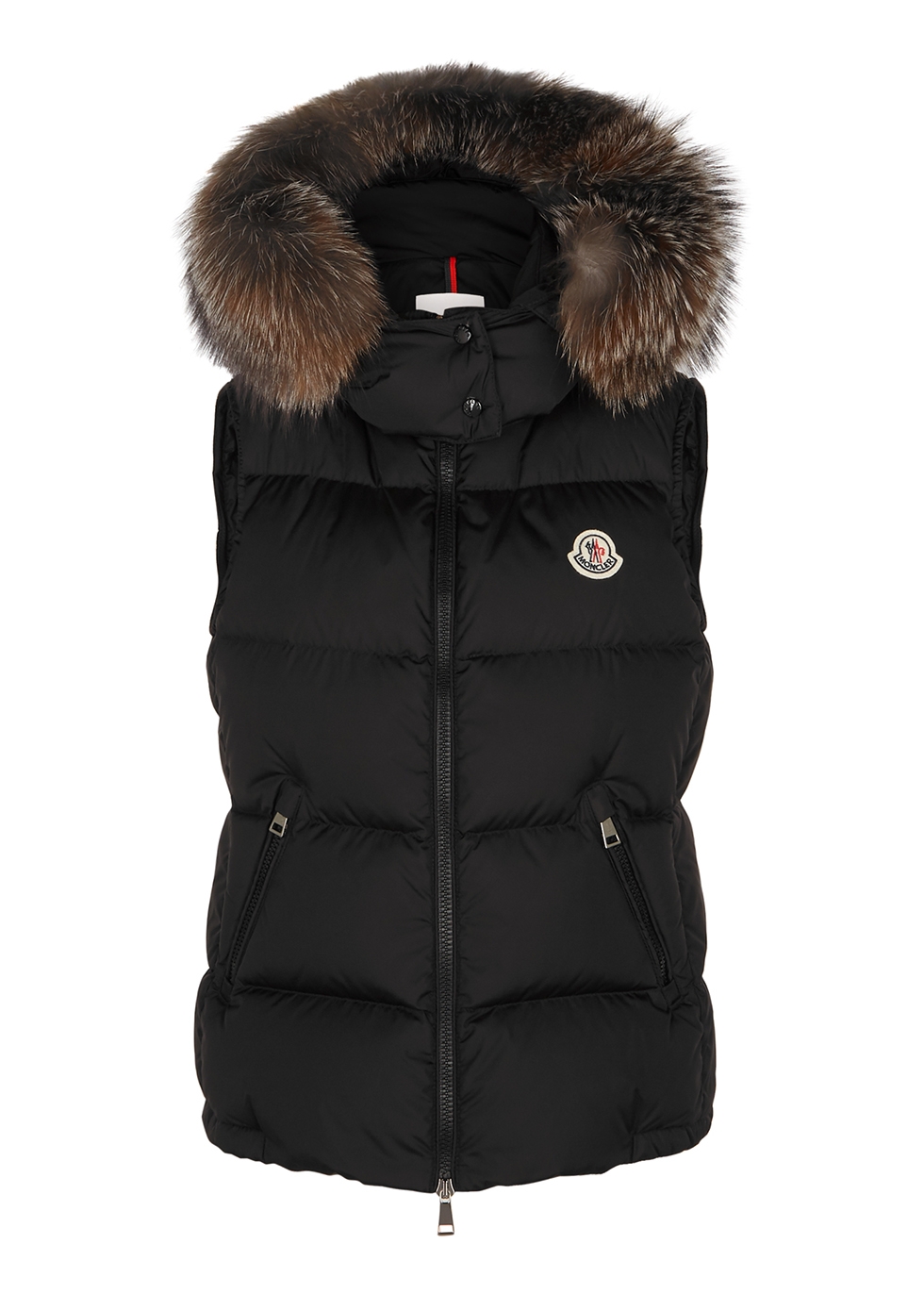 Moncler Gallinule black quilted shell 