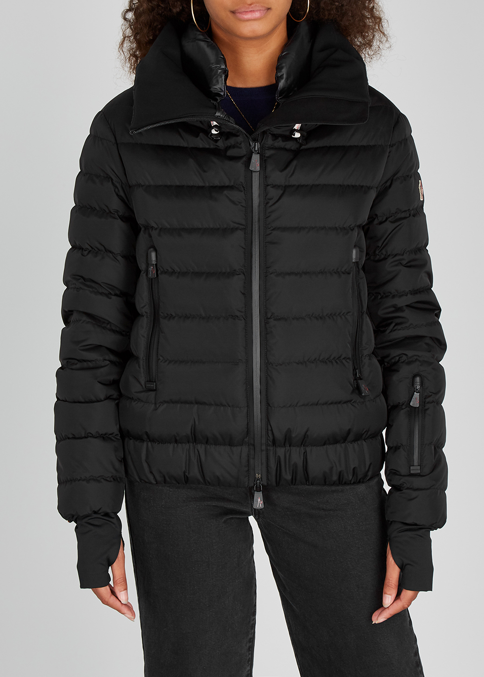 black quilted shell jacket - Harvey Nichols