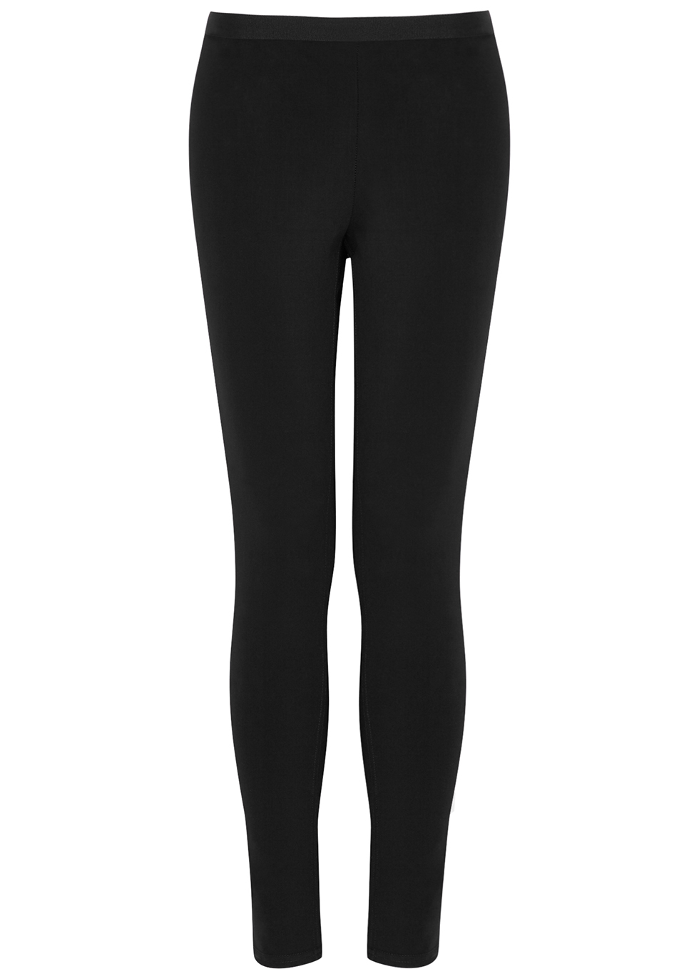 Reflex black stretch-jersey leggings