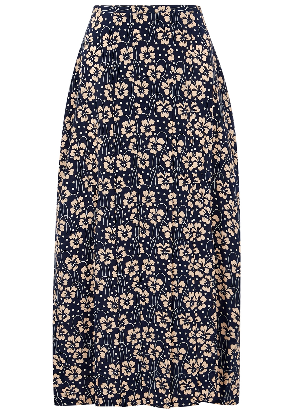 Rixo Georgia floral-print silk midi skirt - Harvey Nichols