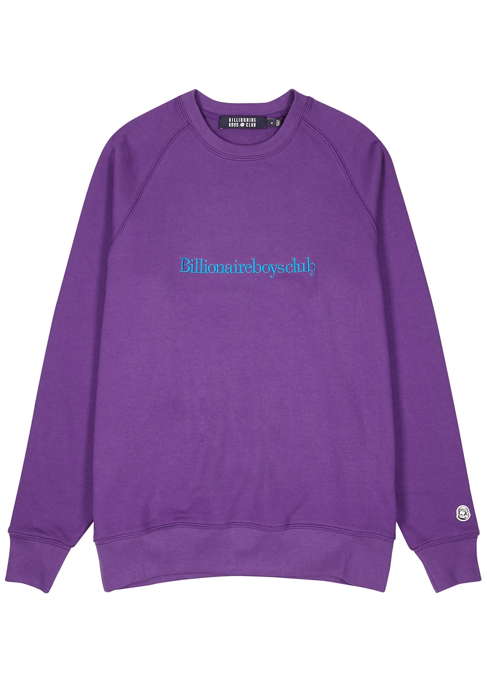 Billionaire Boys Club Purple logo-embroidered cotton sweatshirt ...