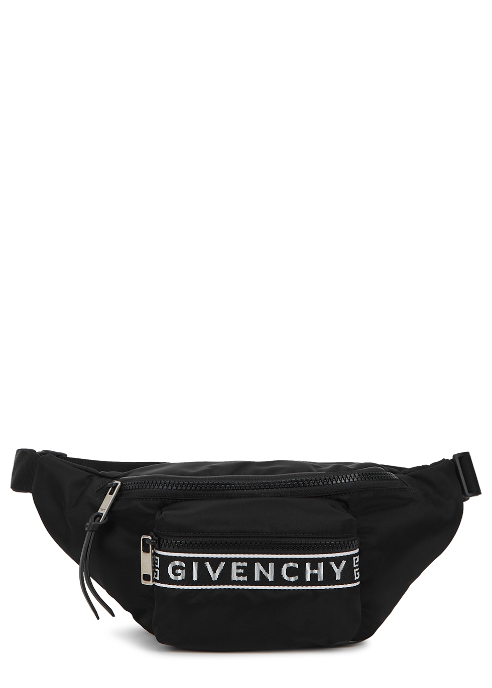 Givenchy 4G black nylon belt bag 