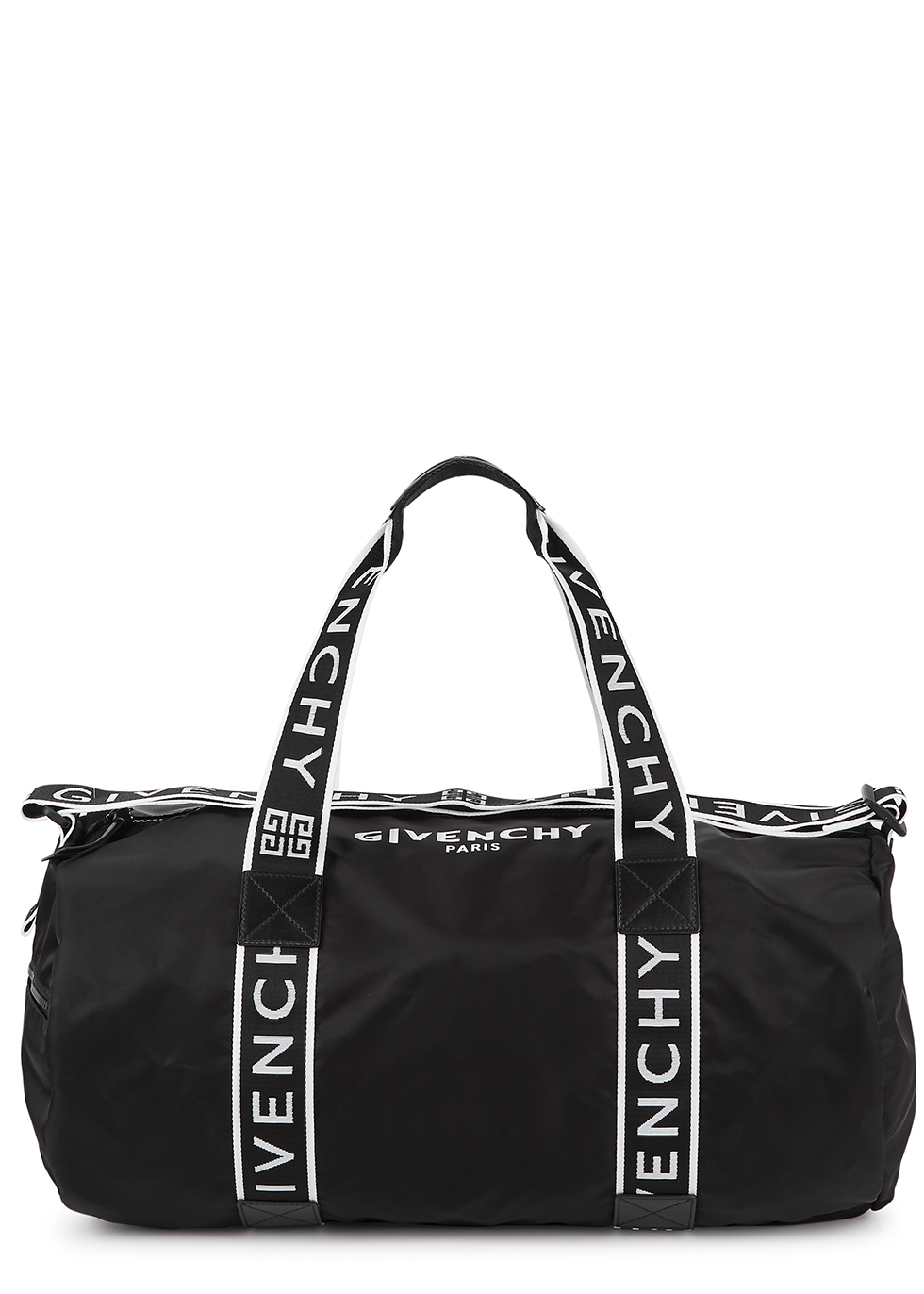 Givenchy Black logo nylon holdall 
