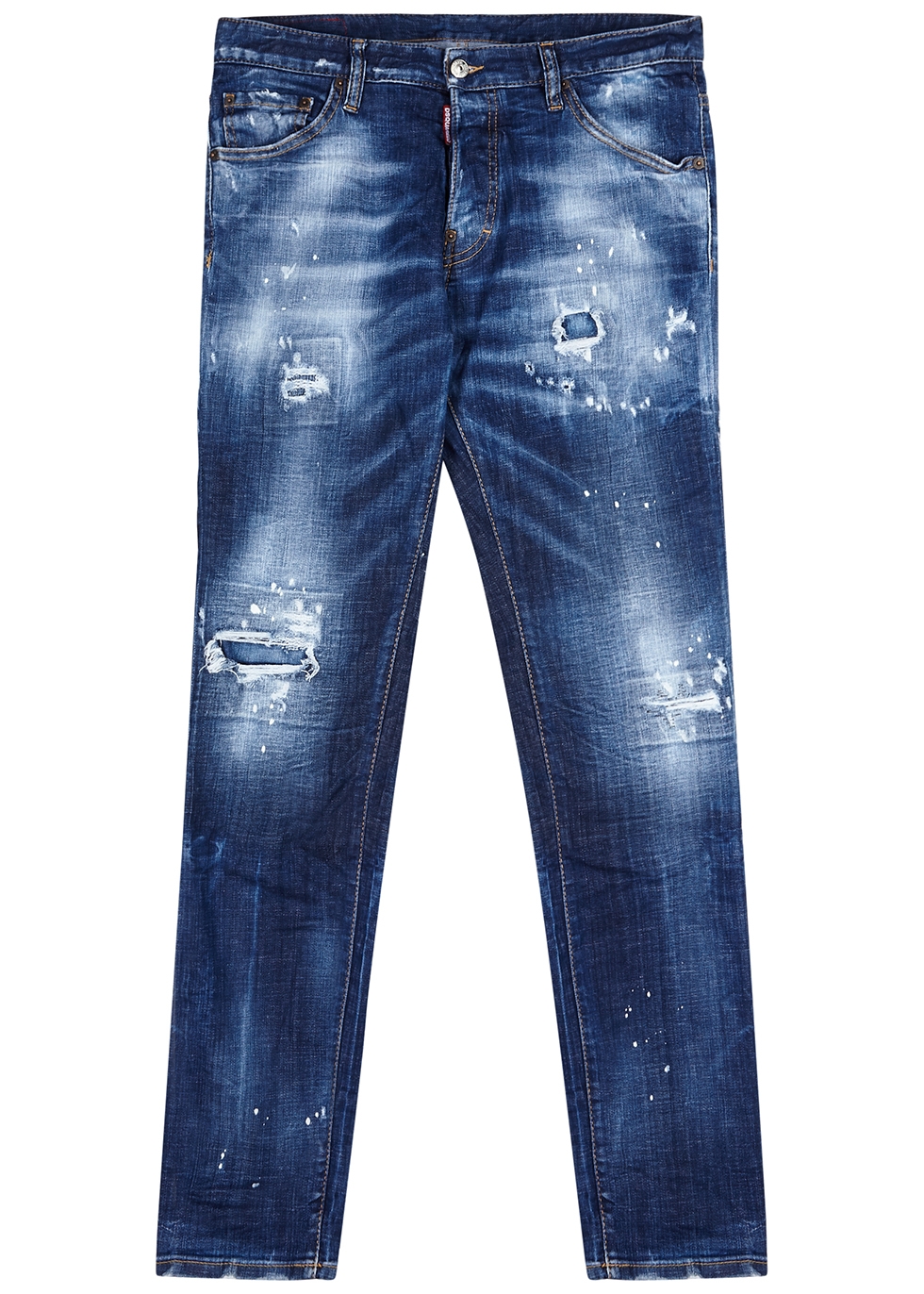Dsquared2 Cool Guy blue distressed slim 