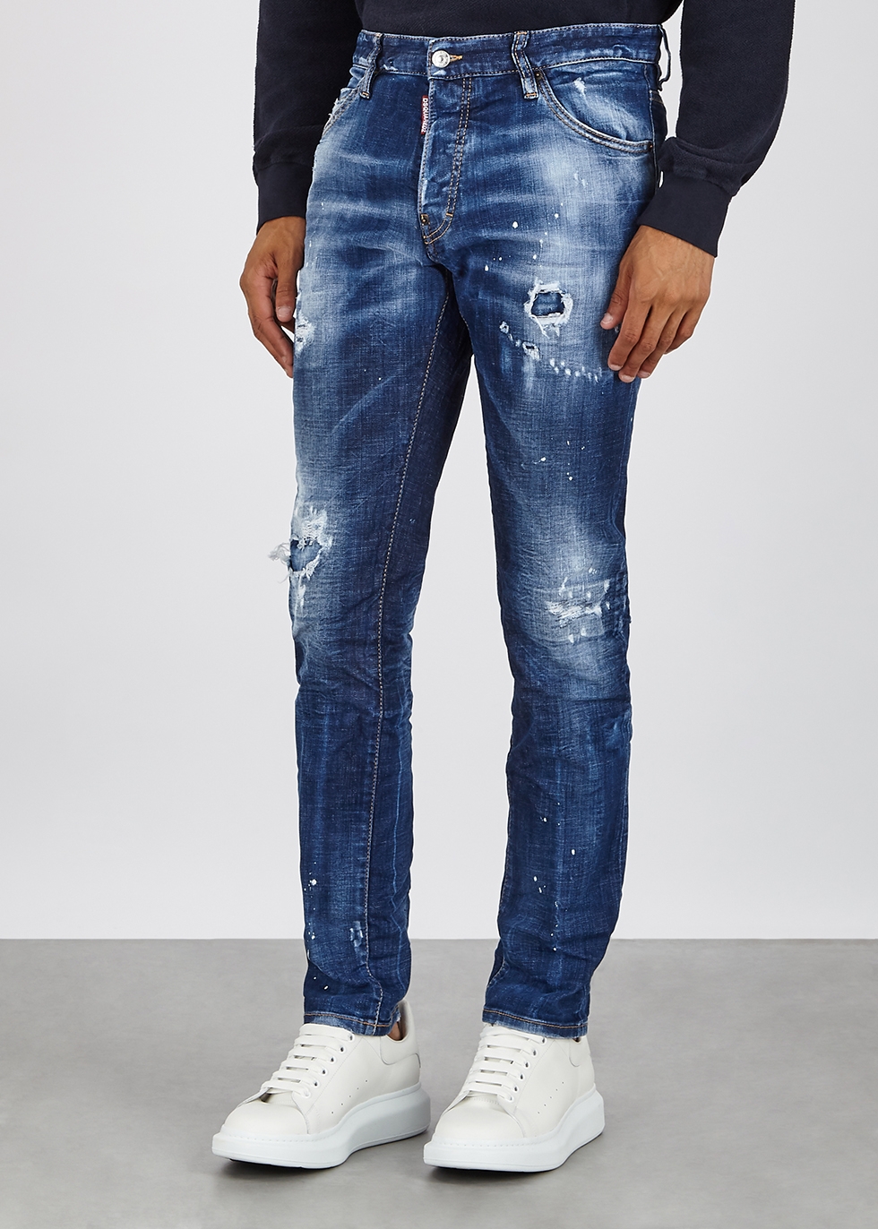 dsquared2 cool guy lightly distressed jeans