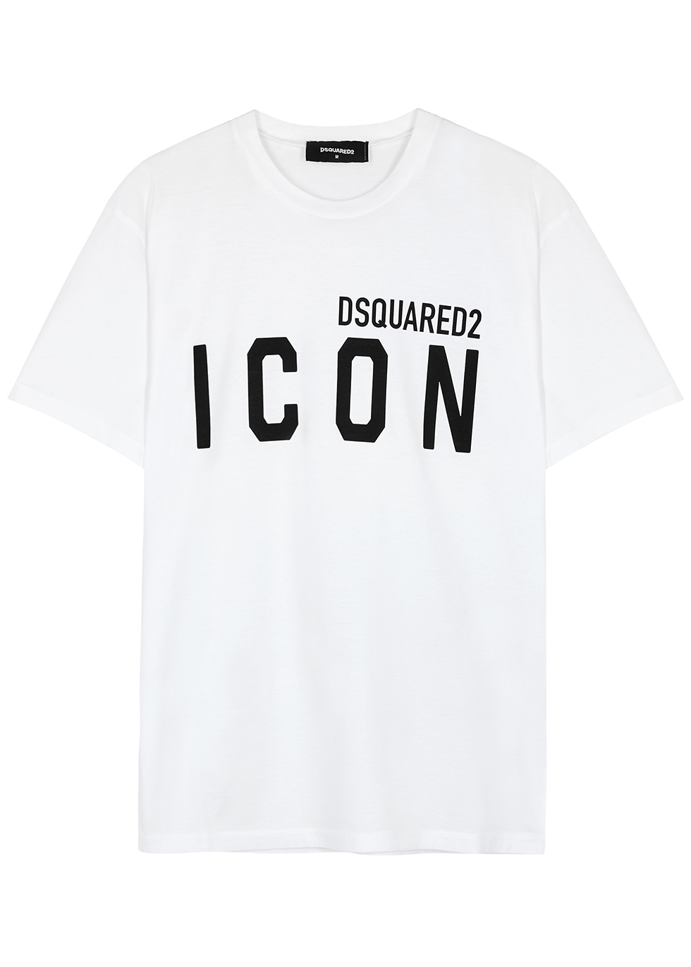 Dsquared2 Icon white logo-print cotton 