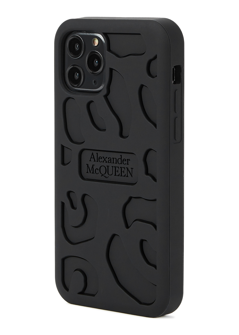 Alexander McQueen Black silicone iPhone 
