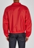 Red logo-embroidered shell bomber jacket - Gucci