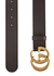 GG brown leather belt - Gucci