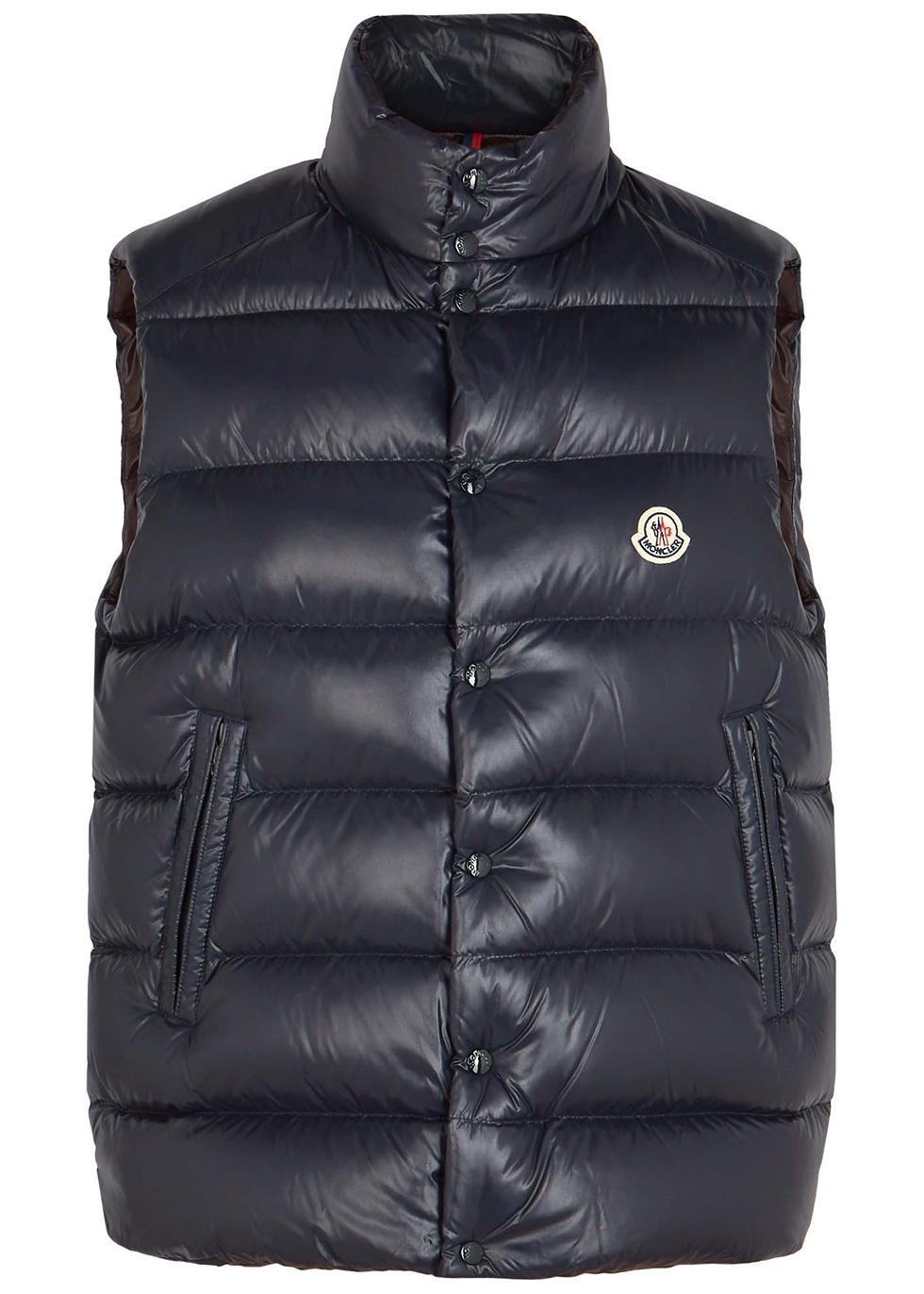 Moncler Tib navy quilted shell gilet - Harvey Nichols